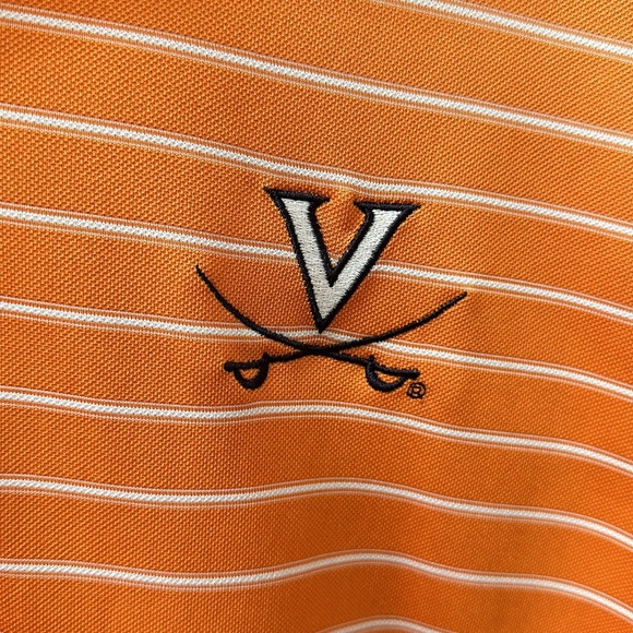 Men's medium used Ping University of Virginia golf shirt. - Picture 3 of 6